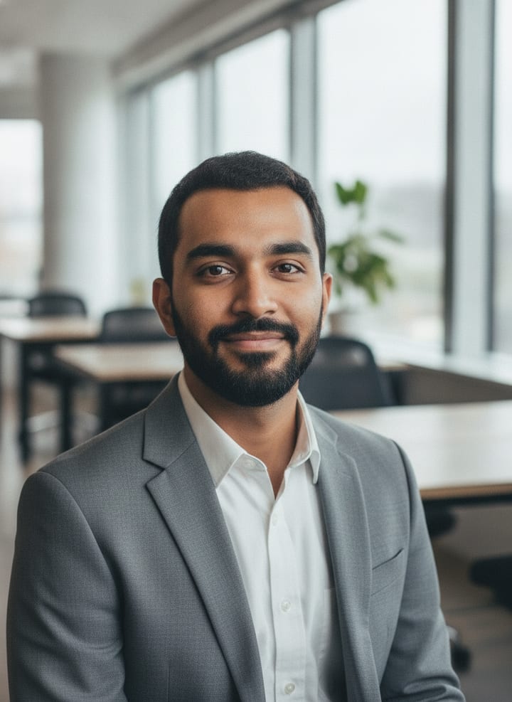Professional Headshots sample generated by our engine